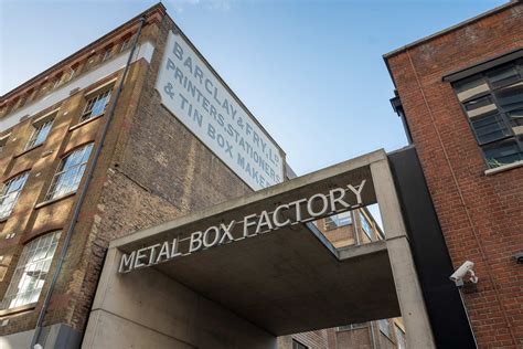 the metal box company hackney|metal box brewery.